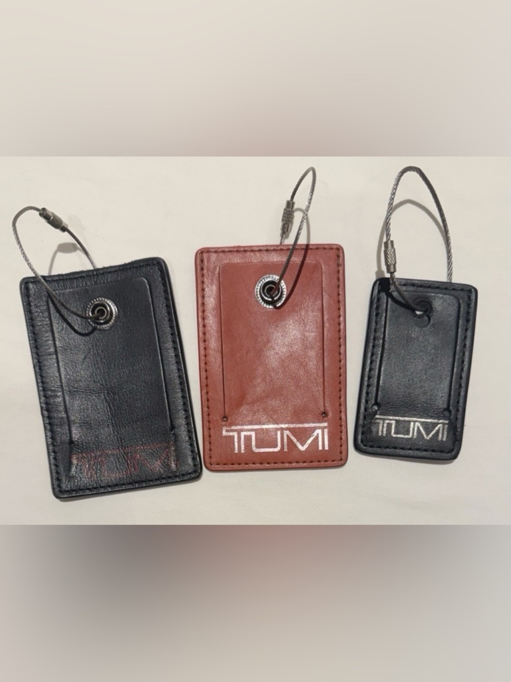 TUMI Pre-Owned Luggage Tags - Lot of 3